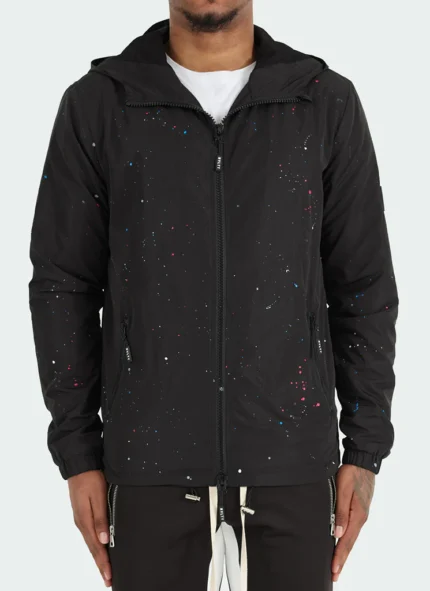 Black Paint Windbreaker 1