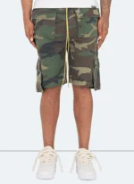 Vintage 4 Pocket Cargo Shorts Camo