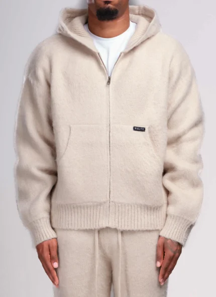 Mohair Zip Hoodie Ivory.webp