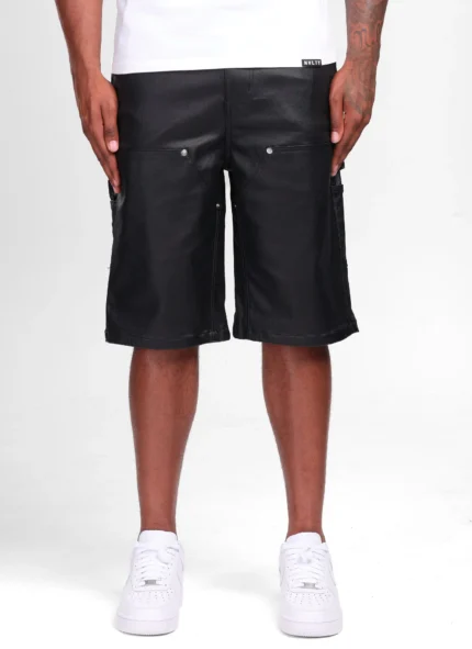 Vintage Carpenter Wax Shorts Black.webp