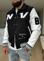 Nvlty All Star Varsity Jacket Black (3)