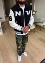 Nvlty All Star Varsity Jacket Black (7)