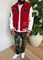 Nvlty All Star Varsity Jacket Red (6)