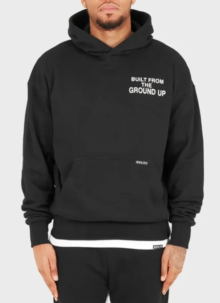 Nvlty Built From The Ground Up Hoodie Black (1)