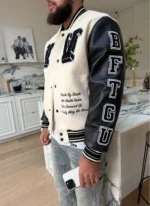 Nvlty Built From The Ground Up Varsity Jacket Ivory (2)