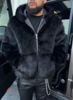 Nvlty Fur Jacket Black (6)