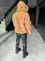 Nvlty Fur Jacket Brown (3)