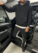 Nvlty Heavyweight Essential Hoodie Black (3)