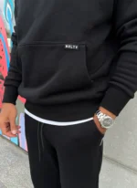 Nvlty Heavyweight Essential Hoodie Black (7)