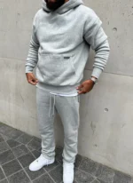 Nvlty Heavyweight Essential Hoodie Grey (4)