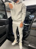 Nvlty Heavyweight Essential Hoodie Grey (5)