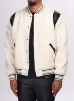 Nvlty Heavyweight Wool Bomber Jacket Ivory (8)