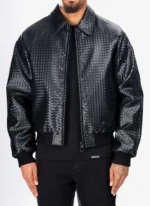 Nvlty Interlock Aviator Jacket Black (1)