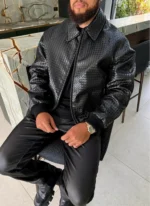 Nvlty Interlock Aviator Jacket Black (2)