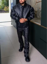 Nvlty Interlock Aviator Jacket Black (3)
