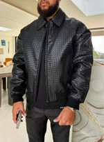 Nvlty Interlock Aviator Jacket Black (6)