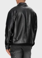 Nvlty Leather Carpenter Rivet Jacket Black (9)
