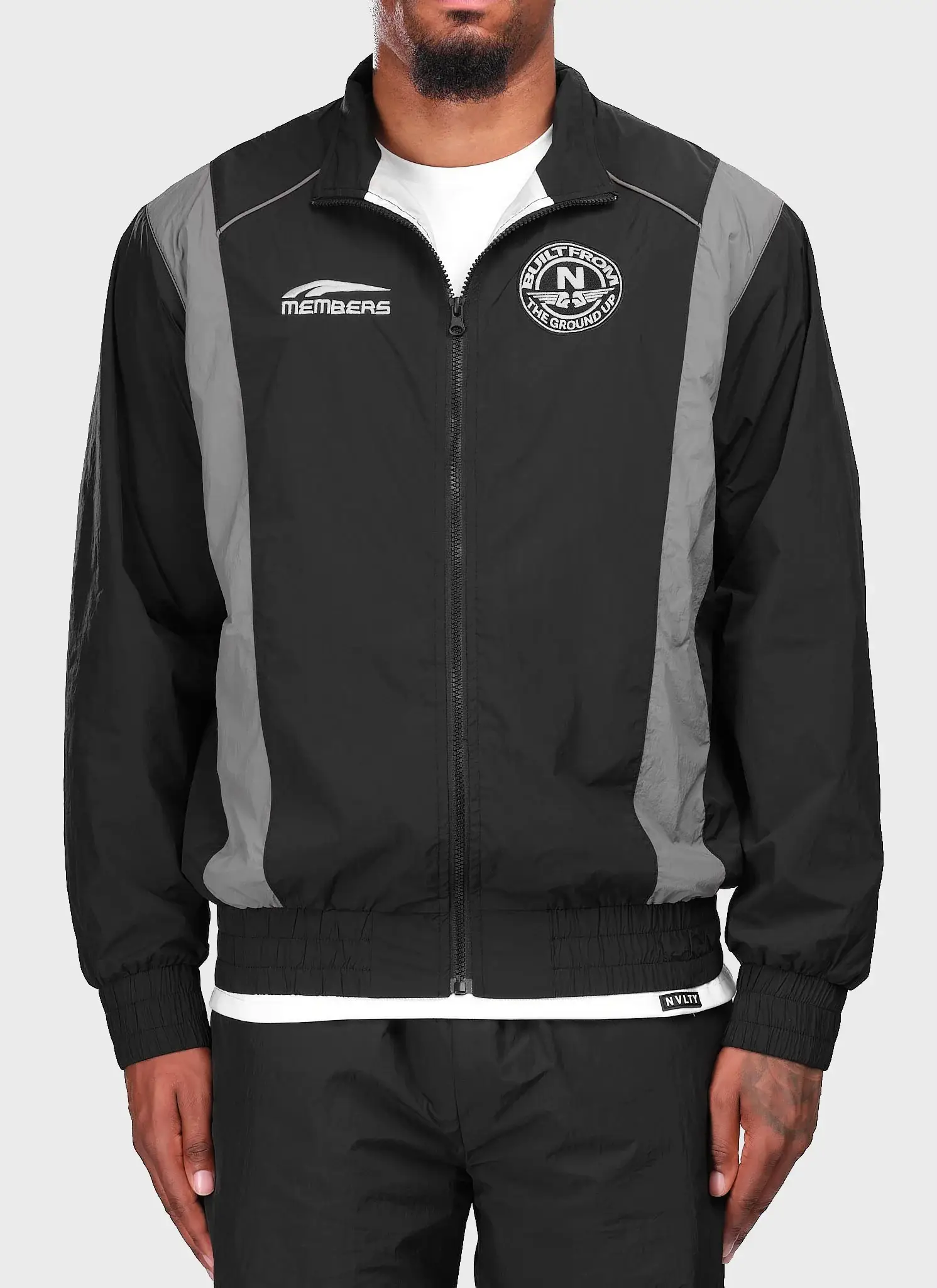 Nvlty Members Track Jacket Black (1) Nvlty Members Track Jacket Black (1)