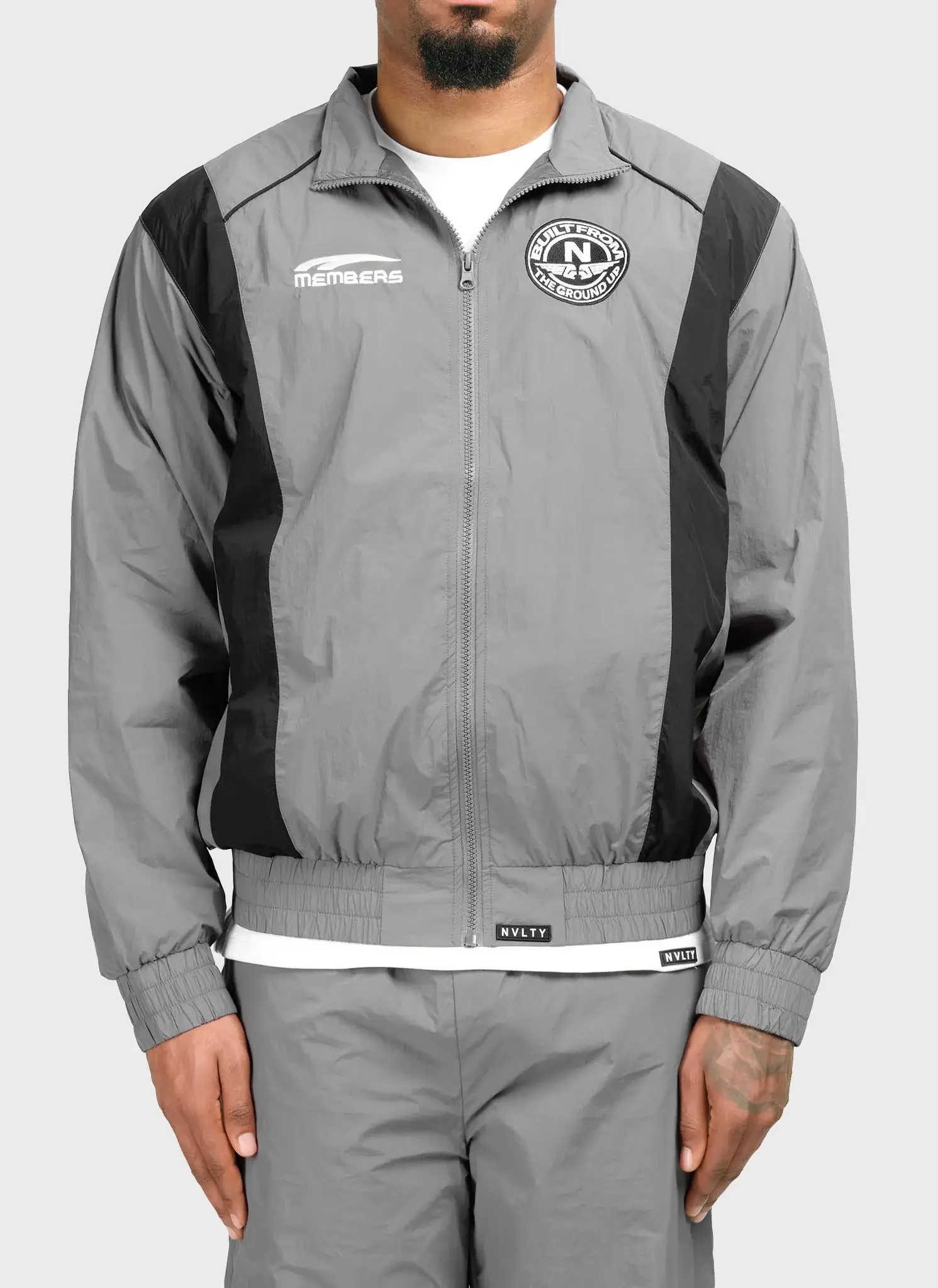 Nvlty Members Track Jacket Grey (1) Nvlty Members Track Jacket Grey (1)