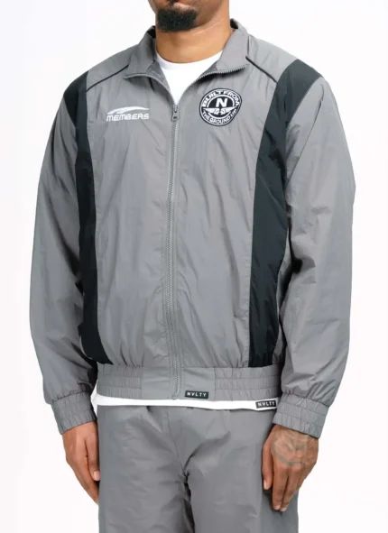 Nvlty Members Track Jacket Grey (8)