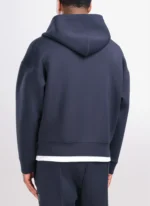 Nvlty Scuba Structured Zip Hoodie Navy (10)