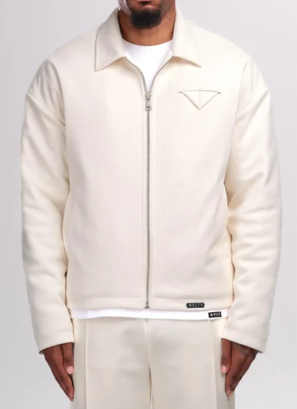 Nvlty Twill Pocket Square Jacket Ivory (1)
