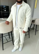 Nvlty Twill Pocket Square Jacket Ivory (4)