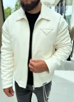 Nvlty Twill Pocket Square Jacket Ivory (6)