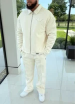 Nvlty Twill Pocket Square Jacket Ivory (7)