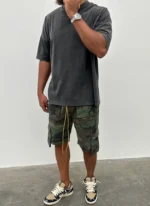 Nvlty Vintage 4 Pocket Cargo Shorts Camo (2)