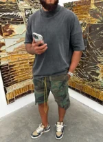 Nvlty Vintage 4 Pocket Cargo Shorts Camo (3)