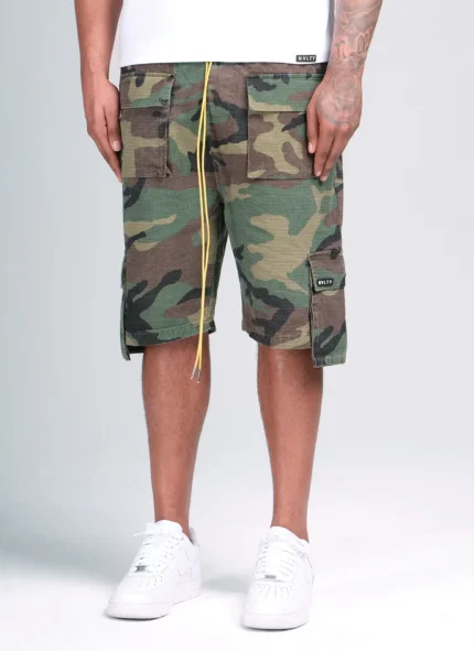 Nvlty Vintage 4 Pocket Cargo Shorts Camo (8)