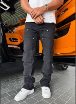 Nvlty Vintage Carpenter Rivet Jeans Black (6)