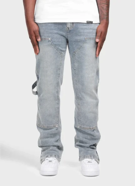 Nvlty Vintage Carpenter Rivet Jeans Blue (1)