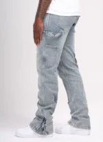 Nvlty Vintage Carpenter Rivet Jeans Blue (6)