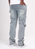 Nvlty Vintage Carpenter Rivet Jeans Blue (9)