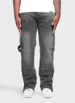 Nvlty Vintage Carpenter Rivet Jeans Grey (1)