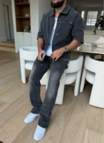 Nvlty Vintage Carpenter Rivet Jeans Grey (2)