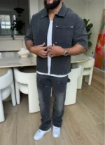 Nvlty Vintage Carpenter Rivet Jeans Grey (4)