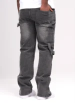 Nvlty Vintage Carpenter Rivet Jeans Grey (6)