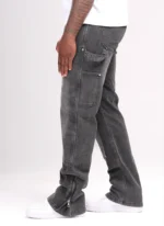 Nvlty Vintage Carpenter Rivet Jeans Grey (7)