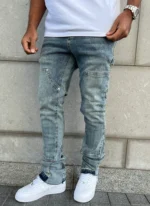 Nvlty Vintage Flare Carpenter Jeans Blue (4)
