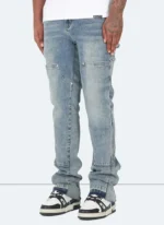 Nvlty Vintage Flare Carpenter Jeans Blue (8)