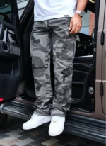 Nvlty Vintage Flare VVS Cargos Black Camo (3)