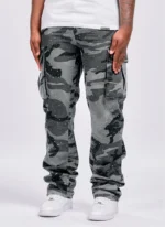 Nvlty Vintage Flare VVS Cargos Black Camo (5)
