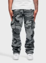 Nvlty Vintage Flare VVS Cargos Black Camo (6)