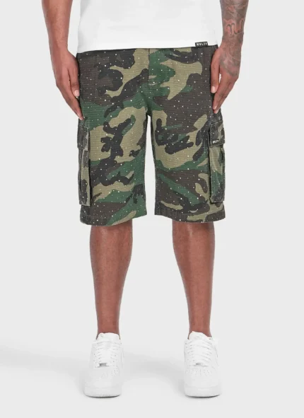 Nvlty Vintage Flooded VVS Cargo Shorts Camo (1)