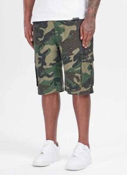 Nvlty Vintage Flooded VVS Cargo Shorts Camo (11)