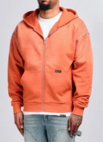 Nvlty Vintage Flooded VVS Zip Hoodie Orange (11)