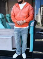 Nvlty Vintage Flooded VVS Zip Hoodie Orange (6)
